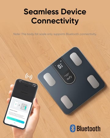 يوفي - ميزان ذكي C20 مع تتبع اللياقة الدنية وتحليل ذكي