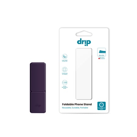 قاعدة جوال قابلة للطي – بنفسجي غامق