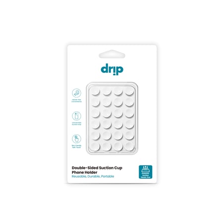 Drip حامل جوال سيليكون مع اكواب شفط– الوان متعدده