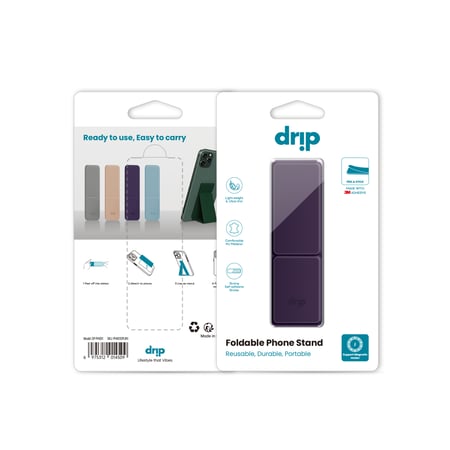 قاعدة جوال قابلة للطي – بنفسجي غامق