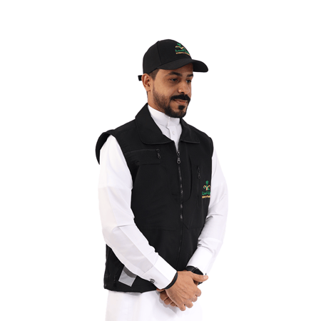 سديري مطرز بشعار وزارة الصحة للجنسين