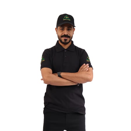 تيشرت مطرز بشعار وزارة الصحة للجنسين