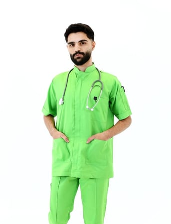 سكراب طبي رجالي  أخضر زيتوني – مخصص للطب الباطني