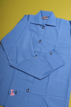 بلوزه كحلي سادة لجميع المراحل