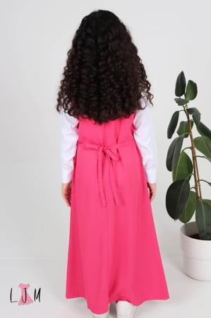 شيال ابتدائي قطعة وحده وردي  1003بدون البلوزه