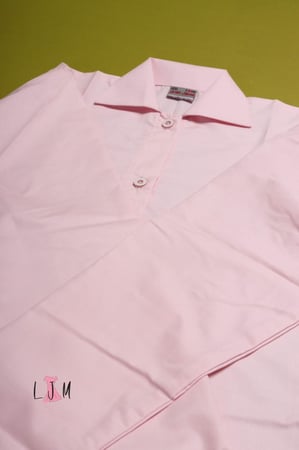 بلوزه وردي سادة