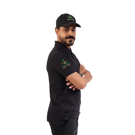 تيشرت مطرز بشعار وزارة الصحة للجنسين