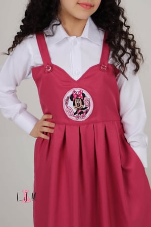 مريول شيال ابتدائي وردي