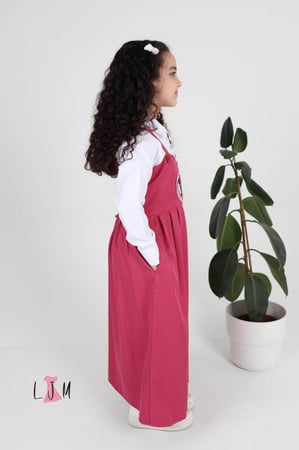 مريول شيال ابتدائي وردي