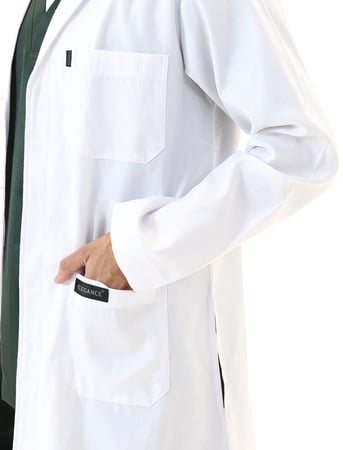 لاب كوت رجالي ابيض للكوادر الطبية