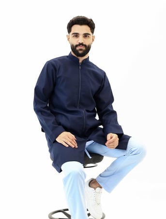 لاب كوت رجالي سحاب