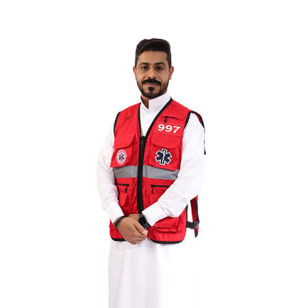 سترة مسعف الهلال الاحمر EMERGENCY
