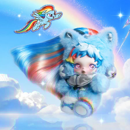 SKULLPANDA × My Little Pony Plush Doll