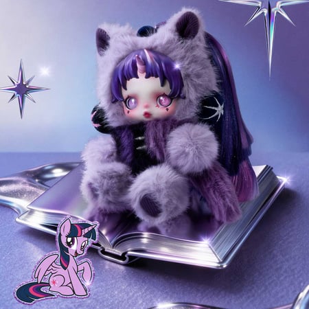 SKULLPANDA × My Little Pony Plush Doll