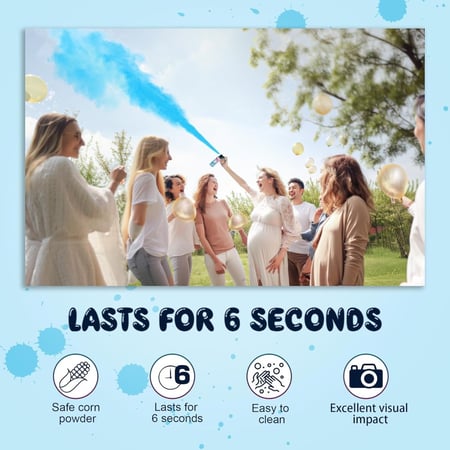 طفاية تحديد المولود 100 جرام - سماوي