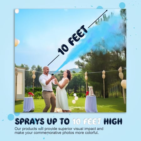 طفاية تحديد المولود 100 جرام - سماوي