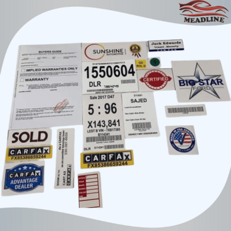 بكج استكرات جمرك وكالة للسيارات الأمريكية