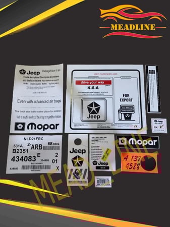 بكج استكرات وكالة جييب jEEP