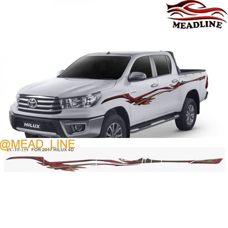 خط شطرطون هايلوكس 2017 سعودي