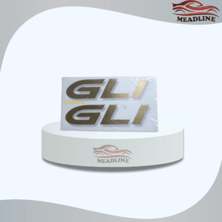 استكر تويوتا GLI ذهبي