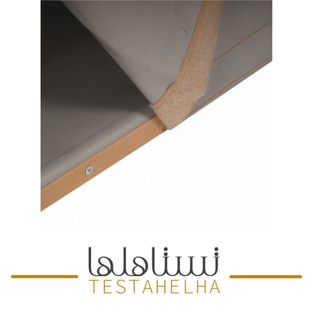 دولاب عزبة 4 ارفف متنقل (2 متر رصاصي)