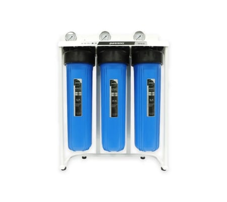 جهاز فلترة مياه ثلاثي جامبو للخزان الرئيسي – لتنقية مياه الغسيل والاستحمام من الخزان