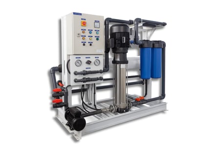 محطة تحلية مياه آبار مالحة إنتاجية 25 متر