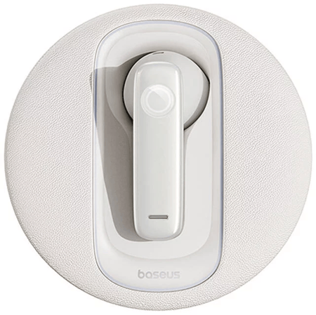 بيسوس | سماعة بلوتوث اذن واحدة C-Mic CM10 Smart - ابيض