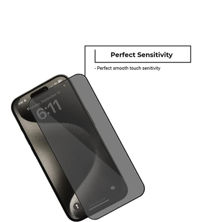 زوندا | شاشة حماية خصوصية/شفاف - ايفون 12/13/14/15