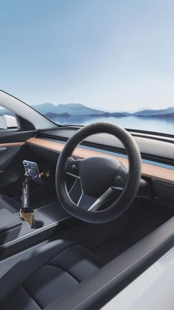 حامل جوال على فتحت الاكواب