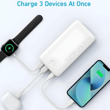 انكر | 335 باور كور بطارية متنقلة بسعة 20 الف ملي امبير بقوة 20 واط - اللوان متعددة