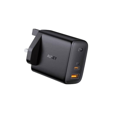 أوكي | أومنيا ميكس شاحن جداري منفذ تايب سي ومنفذ USB بقوة 65 واط - متعدد الالوان