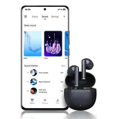 هايلو | سماعة اذن بلوتوث X1 Plus - اللوان متعددة