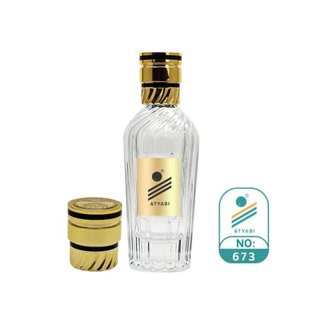 زجاجة عطر رقم 673 ملون من اطيابي