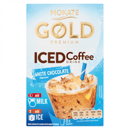 قهوة مثلجة مع الشوكالاته 8 أكواب من Mokate