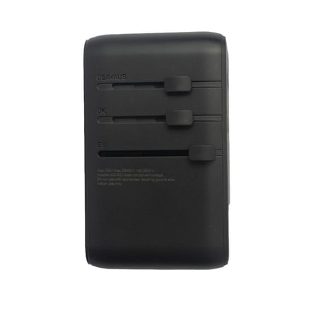 شاحن سفر عالمي جيبيل 65 واط - كيبل مدمج + منافذ USB-C و  USB-A