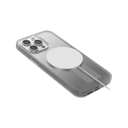 يونيك - Heldro Mag جراب حماية لاجهزة الايفون 15 يدعم الماج سيف - سموكي