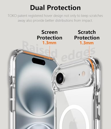 هيلمت - كفر حماية ايفون 17 اير مقاوم للصدمات