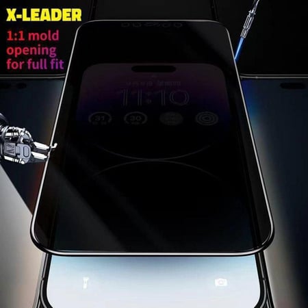 واقي شاشة الخصوصية بروفيسور من X-Leader: زجاج مقوى لحماية فائقة للخصوصية