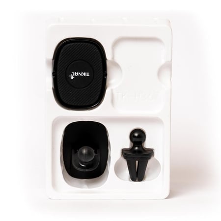 حامل جوال السيارة المغناطيسي تكنل 360 درجة - تثبيت قوي و دوران كامل