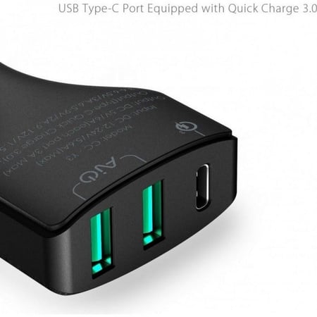 اوكي - شاحن سياره بمنفذين USB ومنفذ pd