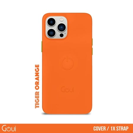 كفر جوي قوي بتصميم نمط النمر البرتقالي مع حزام