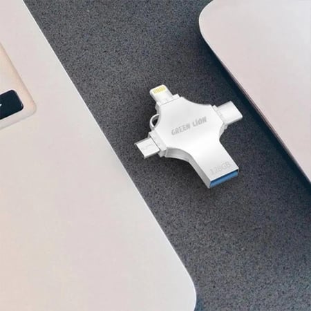 قرين ليون - فلاش درايف نقل بيانات 4 في 1 سعه 256 قيقا