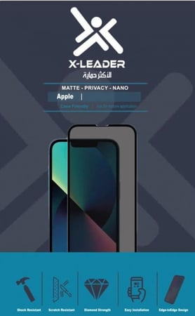 واقي شاشة الخصوصية زجاج مقوى بالكامل مضاد للبصمات