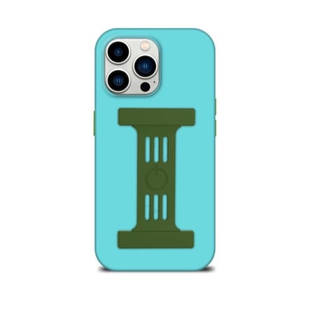 جراب جوي لهاتف آيفون باللون الأزرق السماوي مع حزام - حماية فائقة وأناقة عصرية