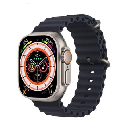 ساعة الترا الذكية تيتانيوم GPS - مكالمات بلوتوث, كاميرا, اشعارات