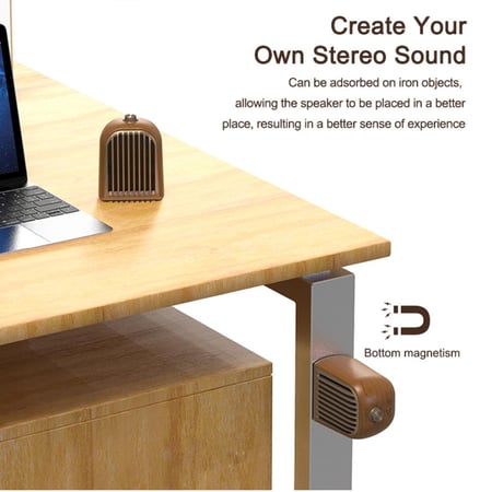 ليتو - سبيكر مكبر صوت بلوتوث مغناطيس ضمان تشغيل