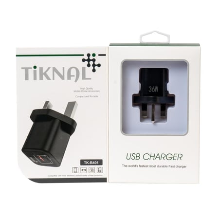 شاحن جداري سريع 36 واط PD بتقنية QC 3.0 - شحن آمن وموثوق للأجهزة الذكية