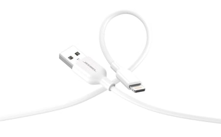 كابل شحن سريع USB-C بقوة 60 واط - أبيض - متين ويدوم طويلًا