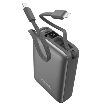 باور بانك جيبل 20000mAh مع شحن سريع 22.5W وكابل مدمج